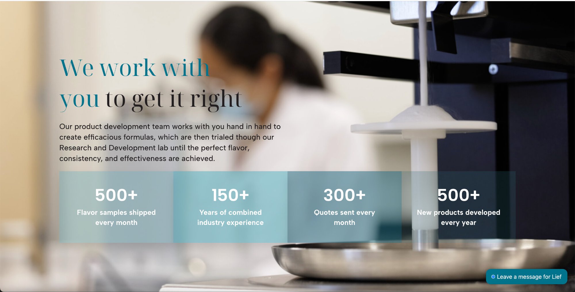 Lief Labs — Product Development Metrics